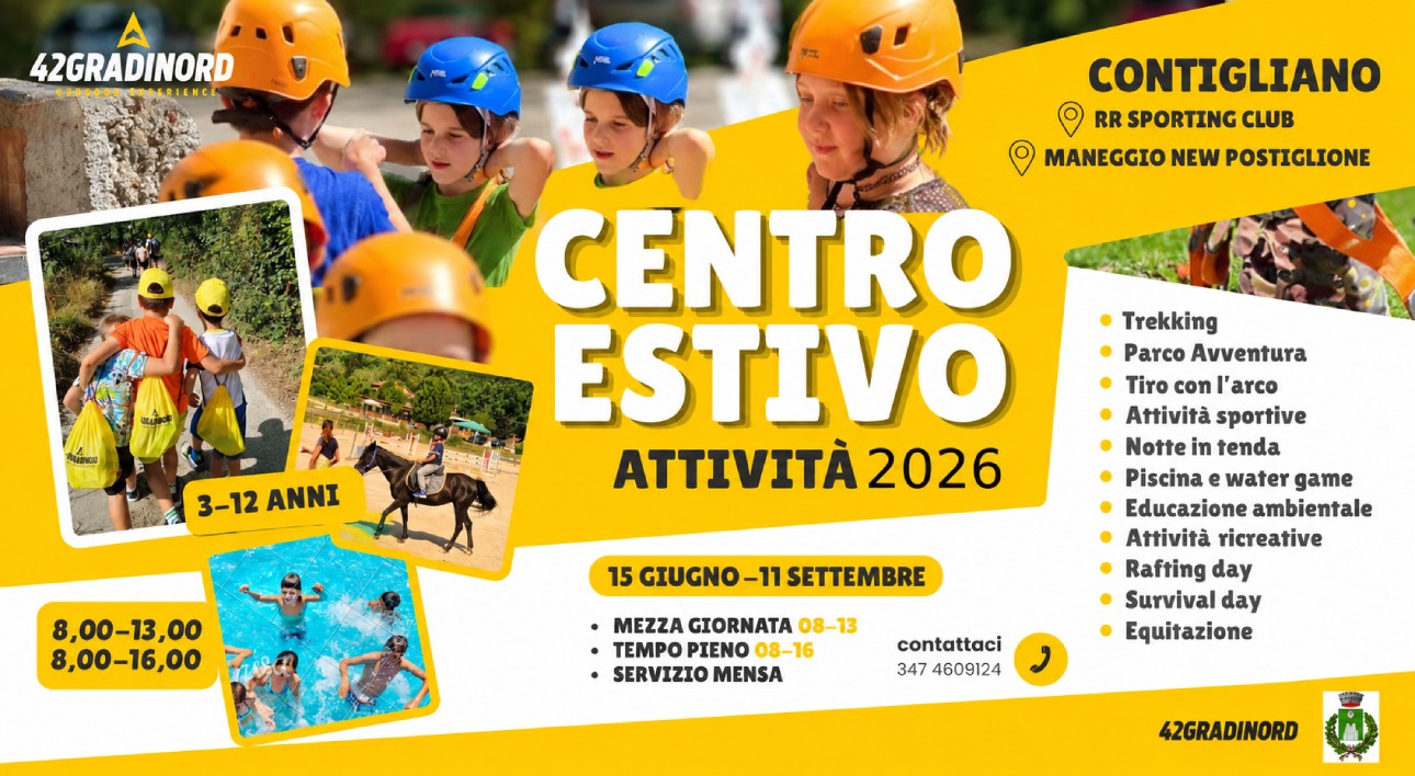 Cover centri estivi Contigliano